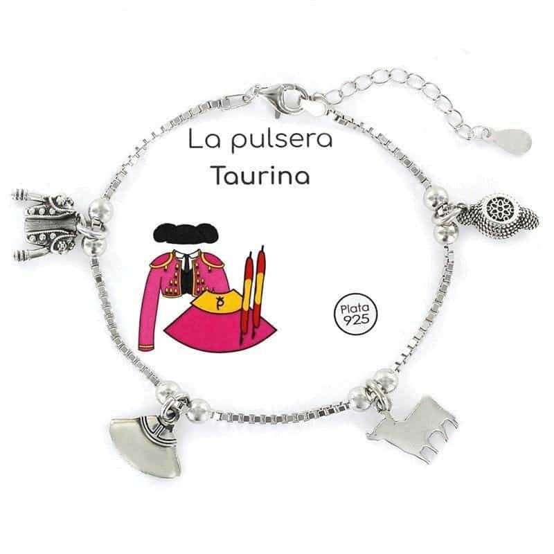 Pulsera de plata, modelo Taurina.